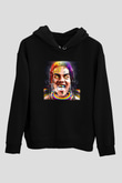 6ix9ine Baskılı Unisex Siyah Hoodie