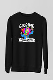 6ix9ine Baskılı Unisex Siyah Sweatshirt