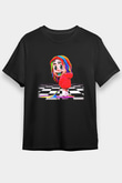 6ix9ine Baskılı Unisex Siyah Tişört - Tshirt