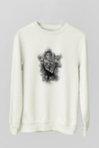 A Boosie Wit Da Hoodie Baskılı Beyaz Unisex Sweatshirt