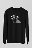 A Boosie Wit Da Hoodie Baskılı Unisex Siyah Sweatshirt