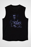A Boosie Wit Da Hoodie Baskılı Unisex Siyah Kolsuz Tişört - Tshirt