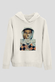 A Boosie Wit Da Kapüşonlu Sweatshirt Baskılı Beyaz Unisex Kapüşonlu Sweatshirt