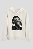 A Boosie Wit Da Kapüşonlu Sweatshirt Baskılı Beyaz Unisex Kapüşonlu Sweatshirt
