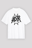 A Day to remember Baskılı Unisex Beyaz Oversize Tişört