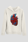 A Day to remember Baskılı Unisex Beyaz Hoodie