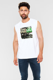 A Day to remember Baskılı Unisex Beyaz Kolsuz Tişört