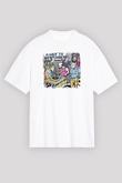 A Day to remember Baskılı Unisex Beyaz Oversize Tişört