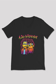 A Day to remember Baskılı Unisex Siyah V Yaka Tişört