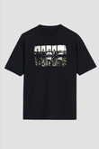 A Day to remember Baskılı Unisex Siyah Oversize Tişört