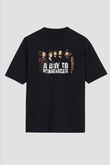 A Day to remember Baskılı Unisex Siyah Oversize Tişört