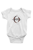 A Perfect Circle Baskılı Unisex Beyaz Bebek Body - Zıbın