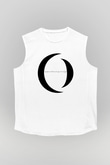 A Perfect Circle Baskılı Unisex Beyaz Kolsuz Tişört