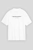 A Perfect Circle Baskılı Unisex Beyaz Oversize Tişört