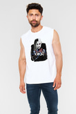 A Perfect Circle Baskılı Unisex Beyaz Kolsuz Tişört