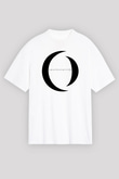 A Perfect Circle Baskılı Unisex Beyaz Oversize Tişört