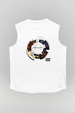 A Perfect Circle Baskılı Unisex Beyaz Kolsuz Tişört