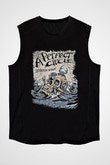 A Perfect Circle Baskılı Unisex Siyah Kolsuz Tişört