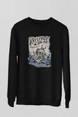 A Perfect Circle Baskılı Unisex Siyah Sweatshirt