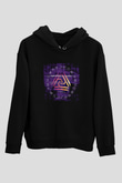 A Perfect Circle Baskılı Unisex Siyah Hoodie