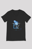 A Perfect Circle Baskılı Unisex Siyah V Yaka Tişört