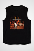 A Perfect Circle Baskılı Unisex Siyah Kolsuz Tişört