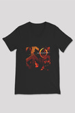A Perfect Circle Baskılı Unisex Siyah V Yaka Tişört