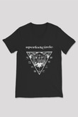 A Perfect Circle Siyah Unisex V Yaka Tişört T-Shirt