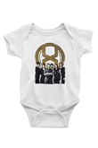 A Skylit Drive Baskılı Beyaz Unisex Bebek Body - Zıbın