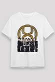 A Skylit Drive Baskılı Unisex Beyaz Tişört - Tshirt