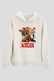 A-Team Beyaz Unisex Kapşonlu Sweatshirt