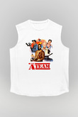 A-Team Beyaz Unisex Kolsuz Tişört
