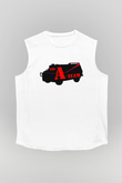 A-Team Beyaz Unisex Kolsuz Tişört
