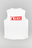 A-Team Beyaz Unisex Kolsuz Tişört