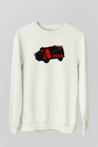 A-Team Beyaz Unisex Sweatshirt