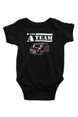 A-Team Siyah Bebek Body - Zıbın