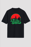A Tribe Called Quest Baskılı Unisex Siyah Oversize Tişört - Tshirt
