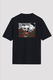 A Tribe Called Quest Baskılı Unisex Siyah Oversize Tişört - Tshirt