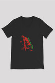 A Tribe Called Quest Baskılı Unisex Siyah V Yaka Tişört