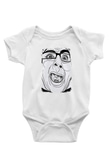 A Wilhelm Scream Baskılı Unisex Beyaz Bebek Body - Zıbın