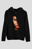 Aaliyah Siyah Unisex Hoodie