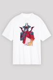 Aatrox James Baskılı Beyaz Unisex Oversize Tişört - Tshirt