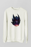 Aatrox James Baskılı Beyaz Unisex Sweatshirt