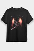 Aatrox James Baskılı Unisex Siyah Tişört - Tshirt