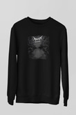 Abbath Baskılı Unisex Siyah Sweatshirt