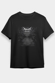 Abbath Baskılı Unisex Siyah Tişört