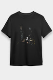 Abbath Baskılı Unisex Siyah Tişört