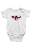 ABD Baskılı Beyaz Unisex Bebek Body - Zıbın