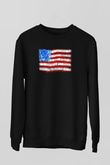 ABD Siyah Unisex Sweatshirt