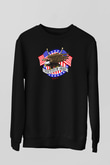 ABD Siyah Unisex Sweatshirt